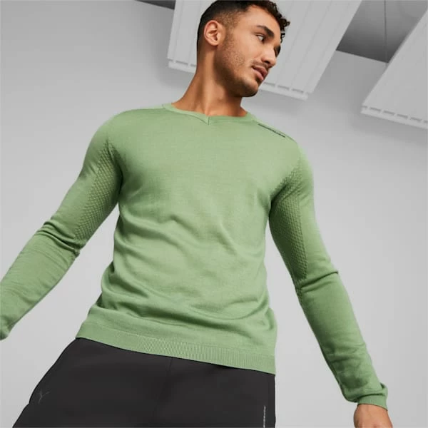 Puma Porsche Design EvoKNIT Men's V-Neck Sweatshirt 1 Puma Porsche Design EvoKNIT Men's V-Neck Sweatshirt