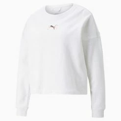 Puma RE:Collection Relaxed Crew Neck Women's Sweatshirt -PUMA Sales RECollection Relaxed Crew Neck Womens Sweatshirt 3