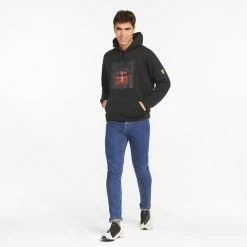 Puma Scuderia Ferrari Nightride Men's Hoodie -PUMA Sales Scuderia Ferrari Nightride Mens Hoodie 2