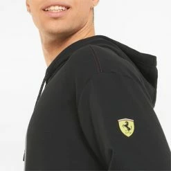 Puma Scuderia Ferrari Nightride Men's Hoodie -PUMA Sales Scuderia Ferrari Nightride Mens Hoodie 3