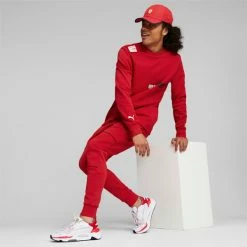 Puma Scuderia Ferrari Race Closed Cuff Men's Motorsport Sweatpants -PUMA Sales Scuderia Ferrari Race Closed Cuff Mens Motorsport Sweatpants 2