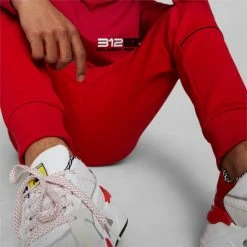 Puma Scuderia Ferrari Race Closed Cuff Men's Motorsport Sweatpants -PUMA Sales Scuderia Ferrari Race Closed Cuff Mens Motorsport Sweatpants 4
