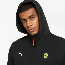 Puma Scuderia Ferrari Race Hooded Men's Sweat Jacket -PUMA Sales Scuderia Ferrari Race Hooded Mens Sweat Jacket 3