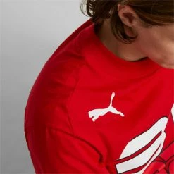 Puma Scuderia Ferrari Race Men's Statement Tee -PUMA Sales Scuderia Ferrari Race Mens Statement Tee 3