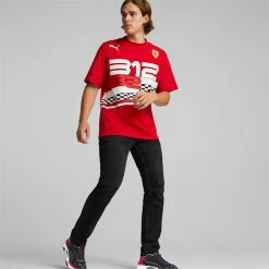 Puma Scuderia Ferrari Race Men's Statement Tee -PUMA Sales Scuderia Ferrari Race Mens Statement Tee 4