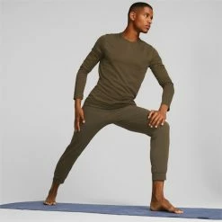 Studio Waffle Long Sleeve Men's Training Tee -PUMA Sales Studio Waffle Long Sleeve Mens Training Tee 3