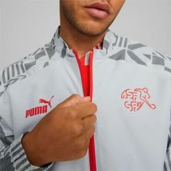 Puma Switzerland Soccer Men's Prematch Jacket -PUMA Sales Switzerland Soccer Mens Prematch Jacket 4