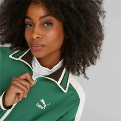 Puma T7 Anniversary Women's Long Track Jacket -PUMA Sales T7 Anniversary Womens Long Track Jacket 4