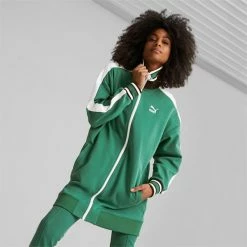 Puma T7 Anniversary Women's Long Track Jacket -PUMA Sales T7 Anniversary Womens Long Track Jacket 9