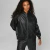 Puma T7 Faux Leather Women's Bomber Jacket